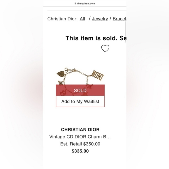 Dior vintage charm bracelet With Box - Picture 13 of 17